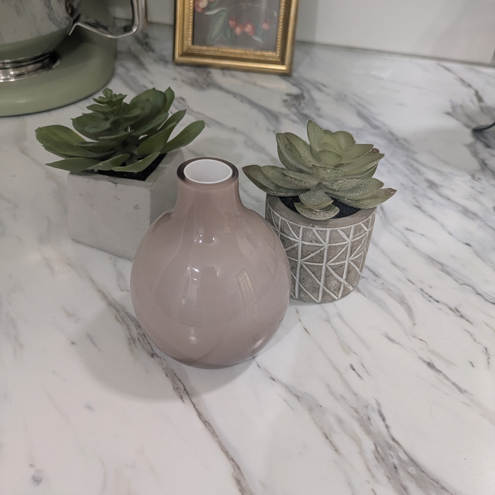 Elegant Taupe Vase